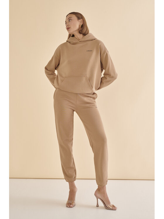 La Mania La Mania Felpa BABY 3 Beige Classic Fit