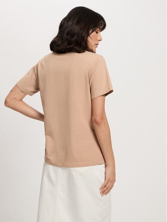 Cross Jeans Cross Jeans T-Shirt 56155-383 Beżowy