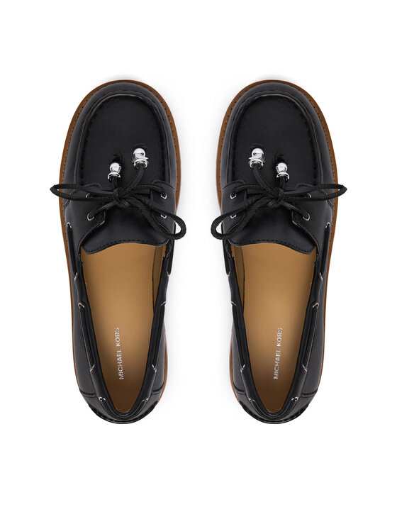 MICHAEL Michael Kors MICHAEL Michael Kors лоуфъри с дебела подметка Kenny Loafer 40R6KNFP1L Черен