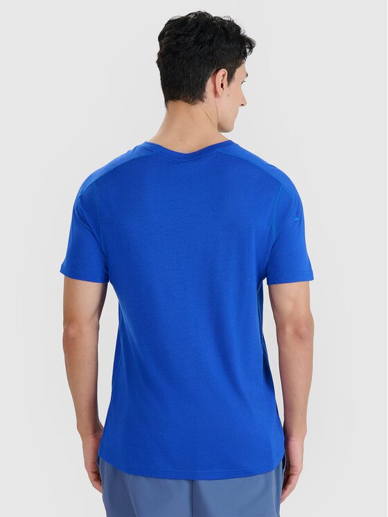 4F 4F Maglietta tecnica 4FWSS25TFTSM1268-36S Blu Regular Fit