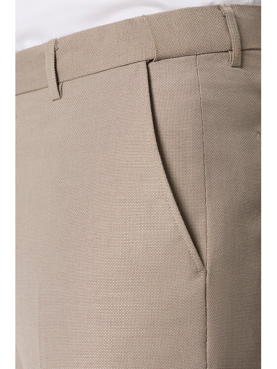 Lancerto Lancerto Garnitur Alessandria GA073126000002 Beżowy Slim Fit