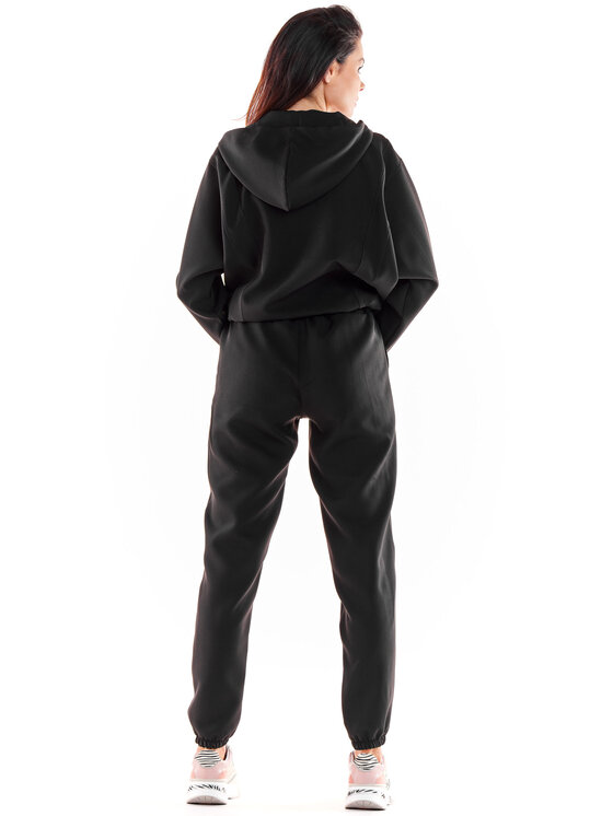 Awama Awama Bluza A590 Czarny Basic Fit