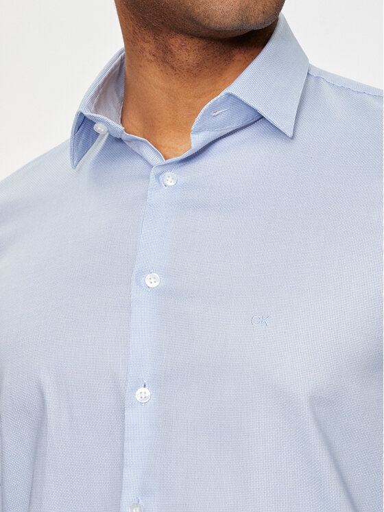 Calvin Klein Calvin Klein Särk K10K113164 Sinine Slim Fit