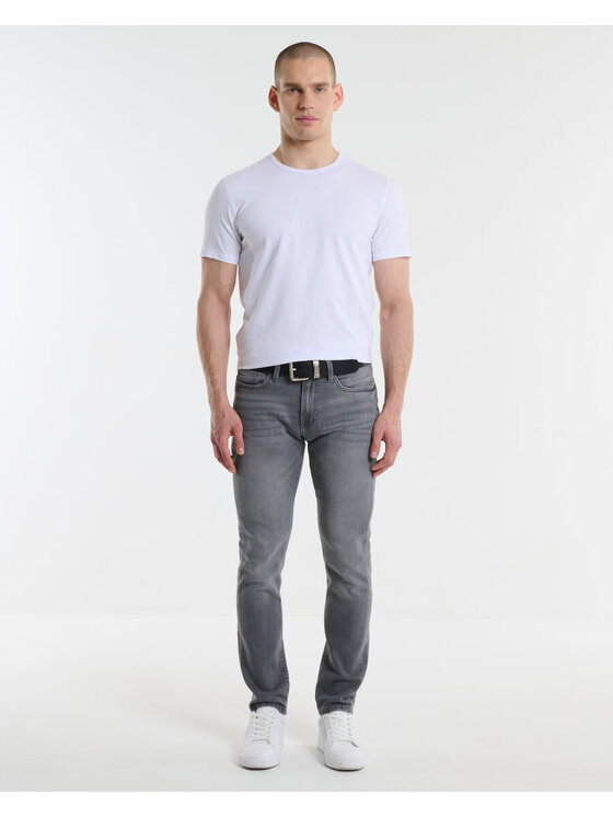 BIG STAR BIG STAR Jeansy TERRY_SLIM_896_190 Szary Slim Fit
