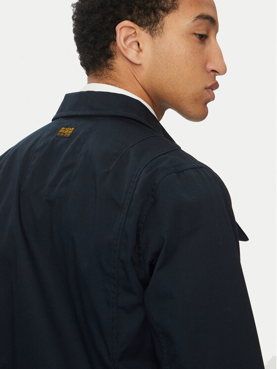 G-Star Raw G-Star Raw Átmeneti kabát 4 Pkt Overshirt D26429-D387 Sötétkék Slim Fit