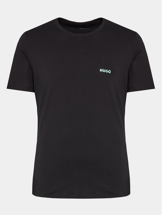 HUGO Hugo 3 db póló 50480088 Fekete Regular Fit