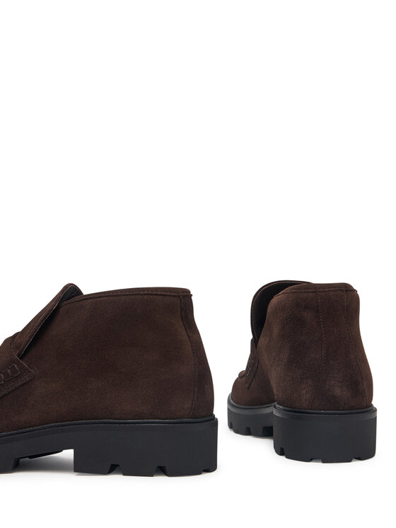 Tommy Hilfiger Tommy Hilfiger Боти Th Enamel Charm Loafer Boot FW0FW09680 Кафяв