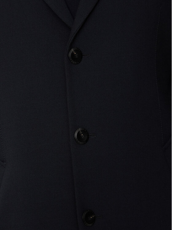 Bugatti Bugatti Palton de lână 626228-64084 Bleumarin Regular Fit