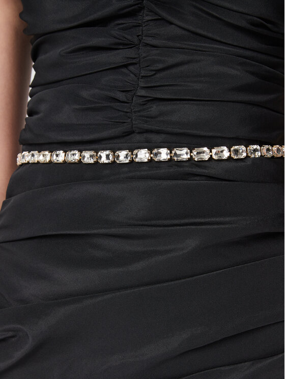 Elisabetta Franchi Elisabetta Franchi Коктейльна сукня AB-304-27E2-V480 Чорний Slim Fit