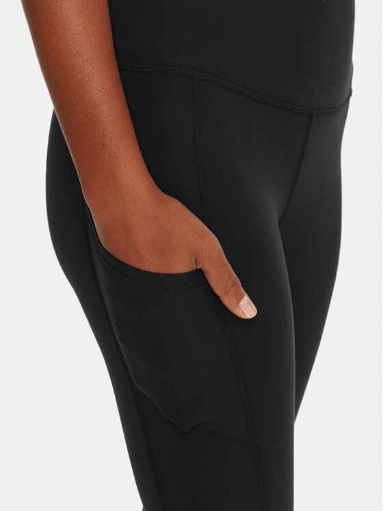 Roxy Roxy Legingi Heart Into It Ankle ERJNP03690 Melns Slim Fit