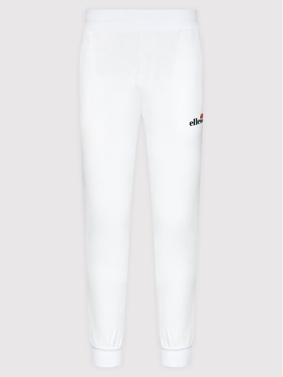 Ellesse Ellesse Pantaloni trening Hallouli SGK13652 Alb Slim Fit