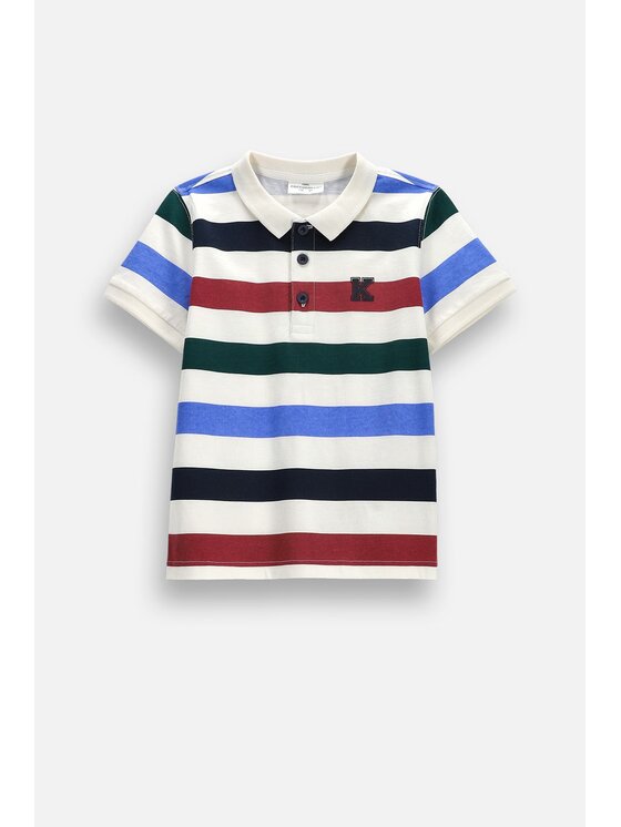 Coccodrillo Coccodrillo Polo ZC6143601ABK-022 Kolorowy Regular Fit