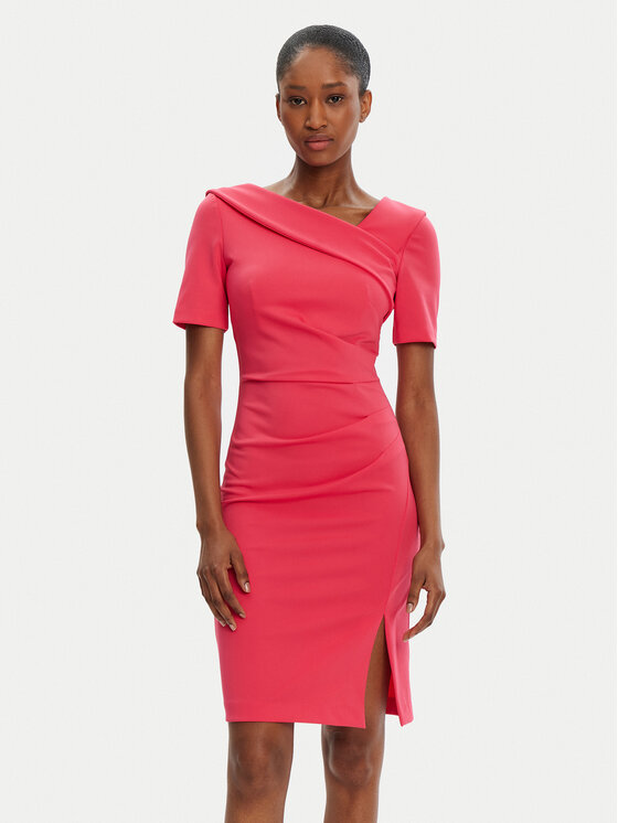 Rinascimento Rinascimento Коктейльна сукня CFC0122560003 Рожевий Regular Fit
