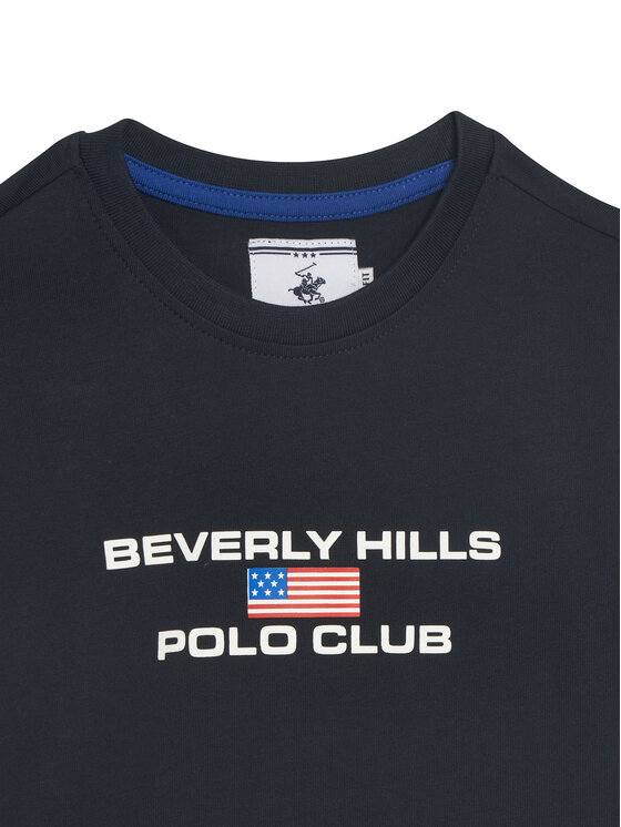 Beverly Hills Polo Club Beverly Hills Polo Club Póló P-SS26B-TS0132 Sötétkék Regular Fit