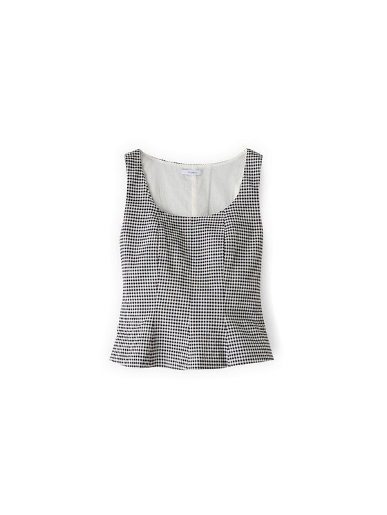 Motivi Motivi Top D076Q000592N0S1 Czarny Regular Fit