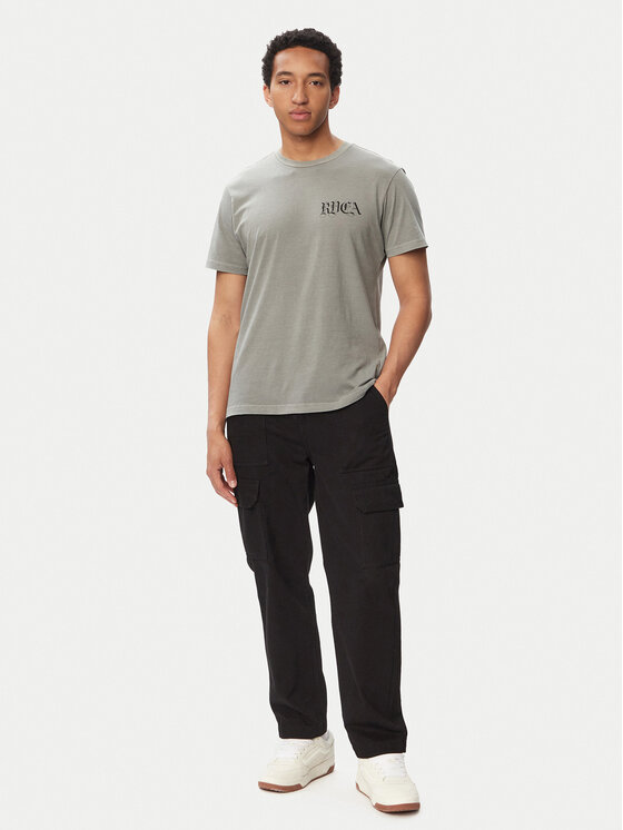 RVCA RVCA T-Shirt Benj Battle Ss 23A351540 Zielony Regular Fit
