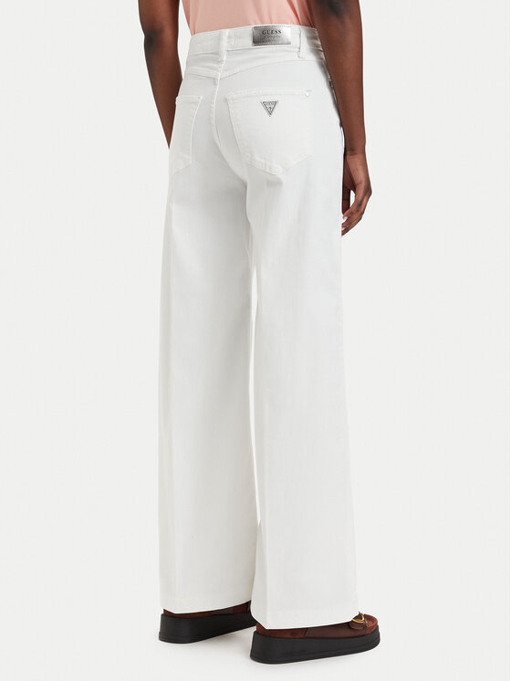 Guess Guess Джинси W6GA1C D0708 Кремовий Wide Leg