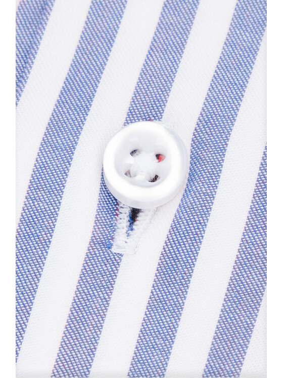 Lancerto Lancerto Koszula Perugia KO051222000054 Niebieski Slim Fit