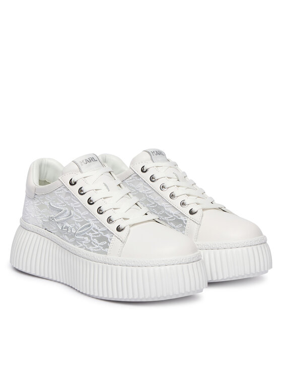 KARL LAGERFELD KARL LAGERFELD Sneakers Kreeper Lo KL42326 Alb