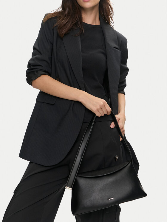 Calvin Klein Calvin Klein Torbica Soft Sculpt Shoulder Bag K60K612565 Crna