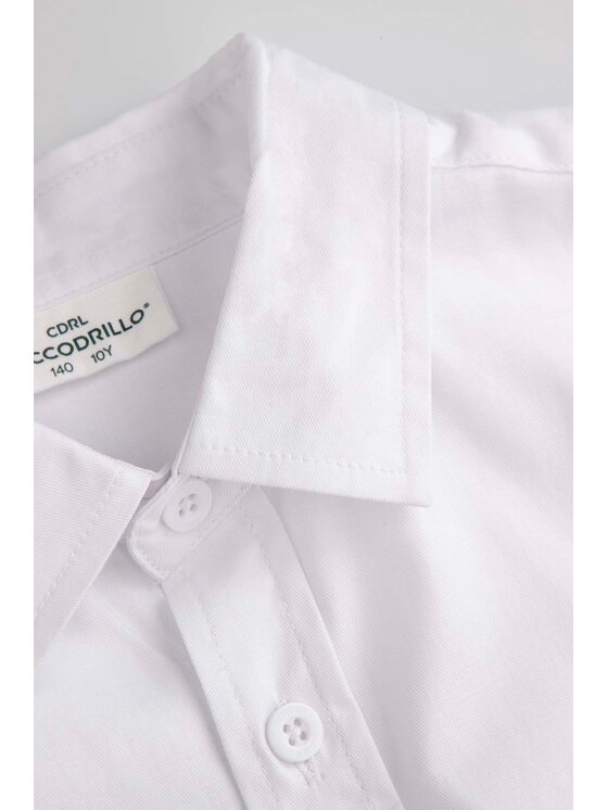 Coccodrillo Coccodrillo Koszula XCX136101EJB-001 Biały Regular Fit