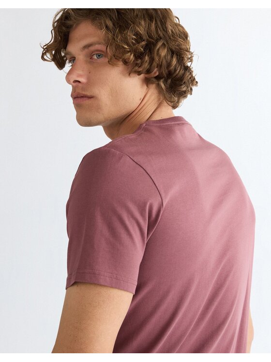 Wrangler Wrangler T-Shirt AMERICANA TEE Różowy Regular Fit