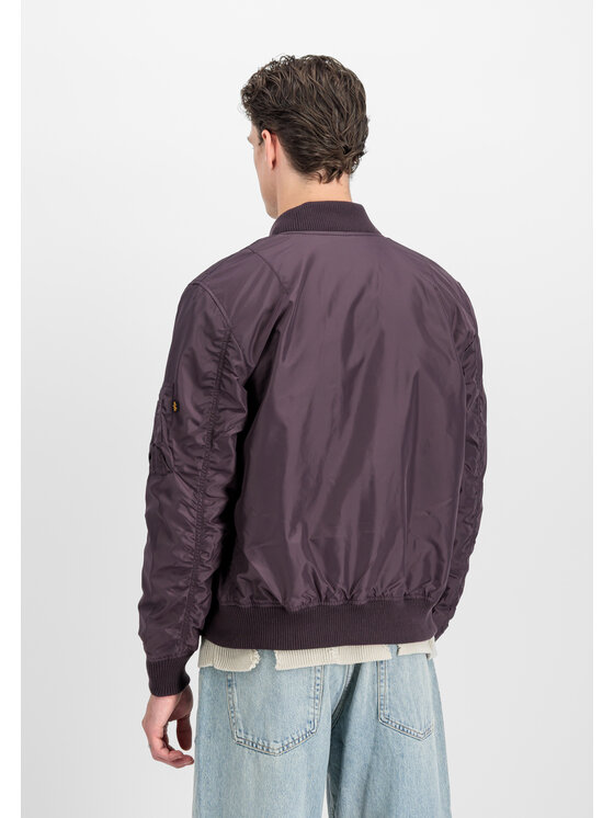 Alpha Industries Alpha Industries Kurtka bomber MA-1 TT Two Tone Bomber Jacket Fioletowy Slim Fit
