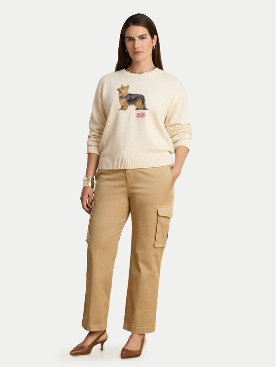LAUREN RALPH LAUREN LAUREN RALPH LAUREN Светр 200B27841001 Світло-бежевий Relaxed Fit