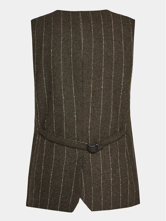 Remain Remain Kamizelka 5006301698 Brązowy Regular Fit