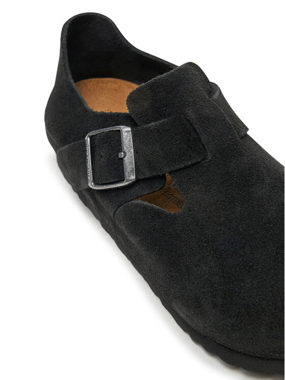 Birkenstock Birkenstock Poltopánky London 1028103 Čierna