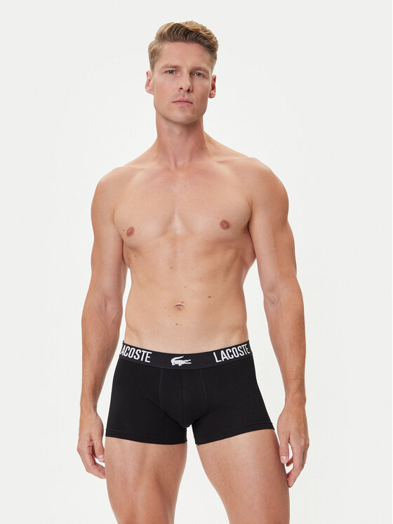 Lacoste Lacoste Set di 3 boxer 5H2393 Nero