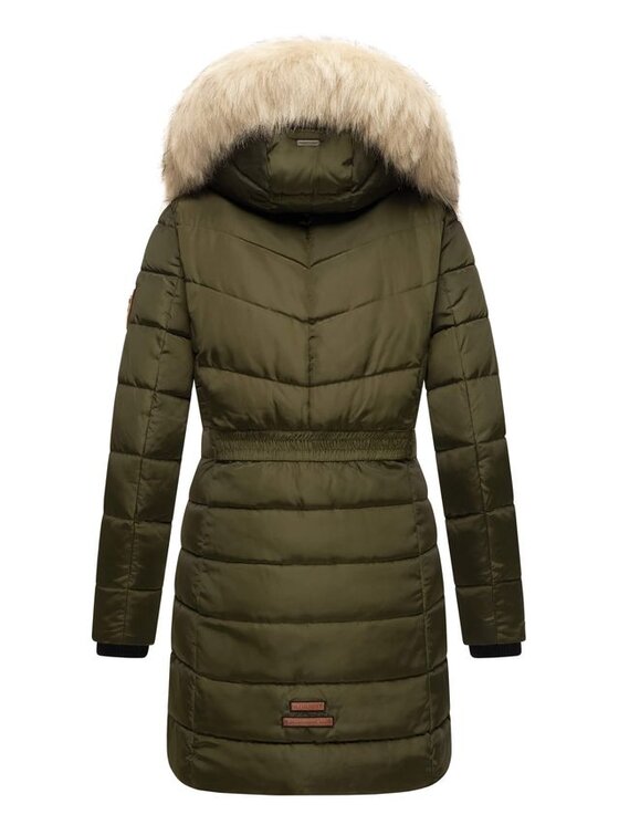 Navahoo Navahoo Kurtka zimowa Paula princess Zielony Casual Fit