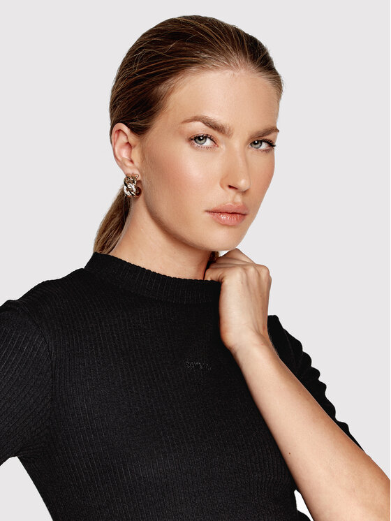 Sprandi Sprandi Bluza SP22-TSD500 Črna Regular Fit