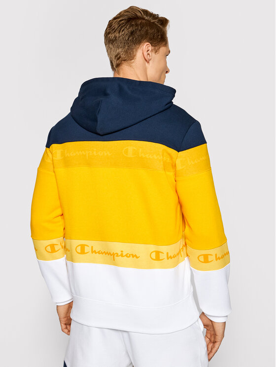 Champion Champion Felpa Ombre Stripe 215946 Giallo Regular Fit
