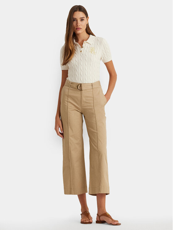 LAUREN RALPH LAUREN LAUREN RALPH LAUREN Polo majica 200932224001 Écru Slim Fit