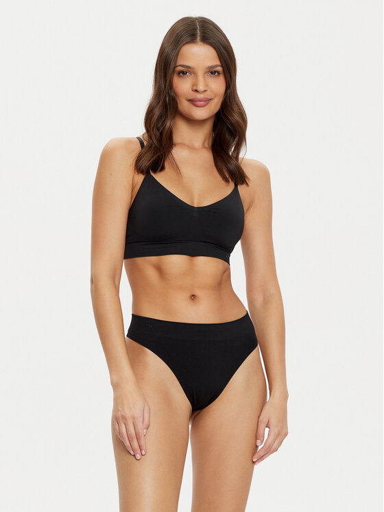 LAUREN RALPH LAUREN LAUREN RALPH LAUREN Kalhotky string 4L0010 Černá