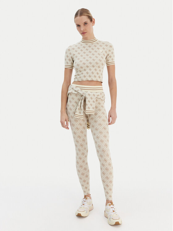 Guess Guess Stoffhose 179838 Beige Slim Fit