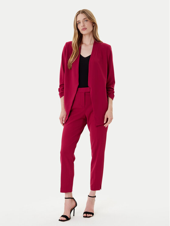 DKNY DKNY Chino P9RK6AWP Tamnocrvena Slim Fit