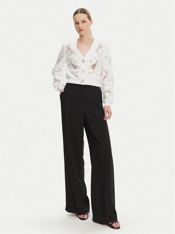 Guess Guess Kardigán W5GQ11 KCWY1 Biela Regular Fit