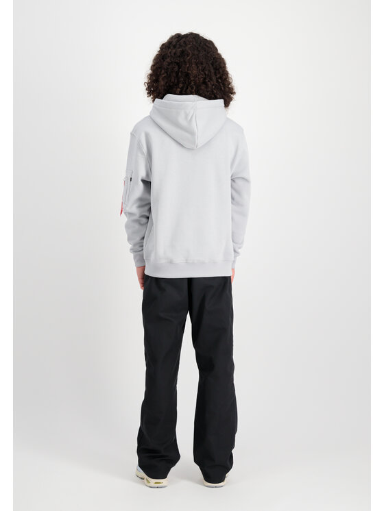 Alpha Industries Alpha Industries Bluza Alpha Puff Print Hoodie Szary Regular Fit