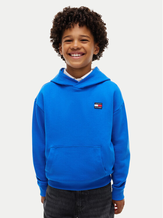 Tommy Hilfiger Tommy Hilfiger Pulóver Flag Heritage KS0KS00772 Kék Regular Fit
