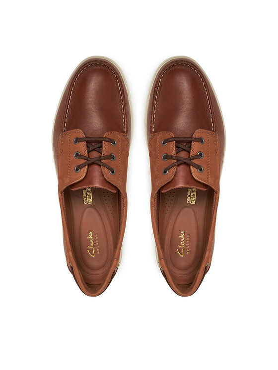 Clarks Clarks Мокасини Bratton Boat 26181273 Коричневий