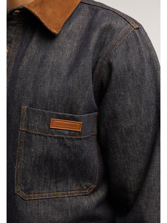 Trussardi Trussardi Płaszcz zimowy R4028000020N0DO Niebieski Regular Fit