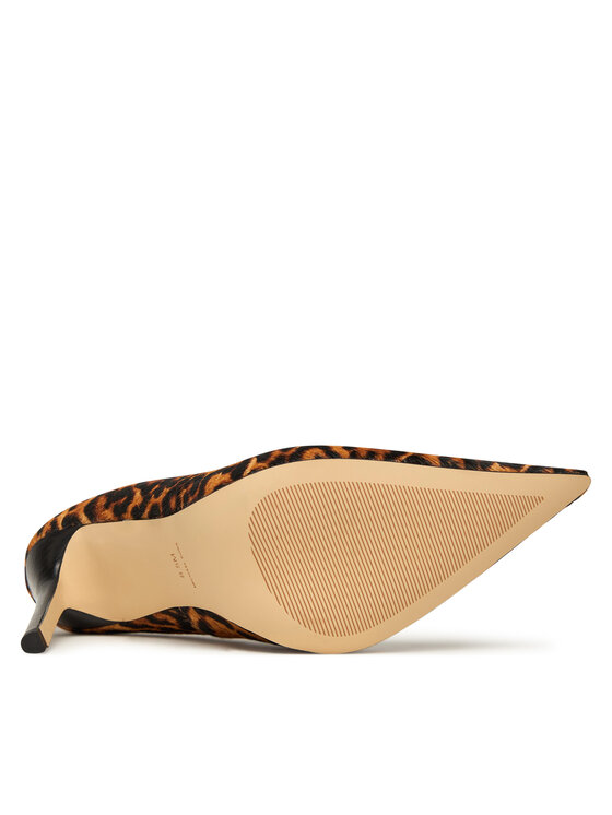 MICHAEL Michael Kors MICHAEL Michael Kors Pantofi cu toc subțire Elyse 40F5EYHP1H Maro