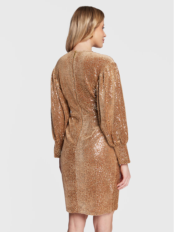Closet London Closet London Coctailkleid JD875 Braun Regular Fit