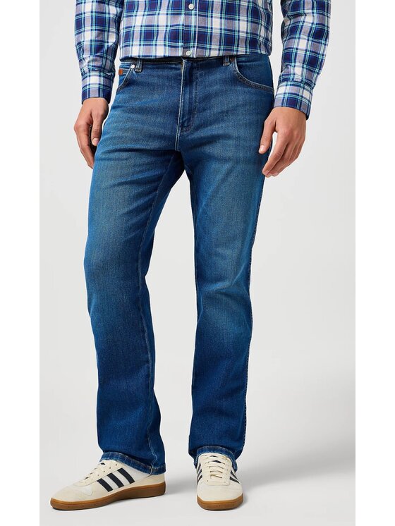 Wrangler Wrangler Jeansy Texas 821 Niebieski Straight Fit
