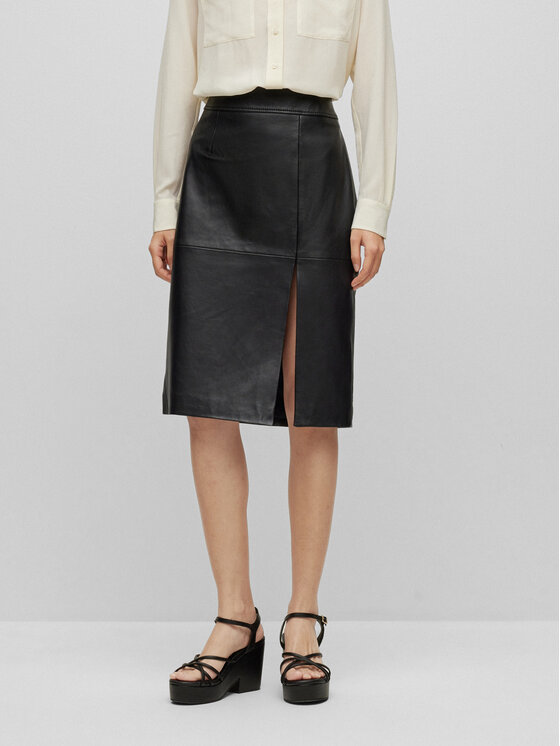 BOSS Boss Gonna in similpelle 50489116 Nero Slim Fit