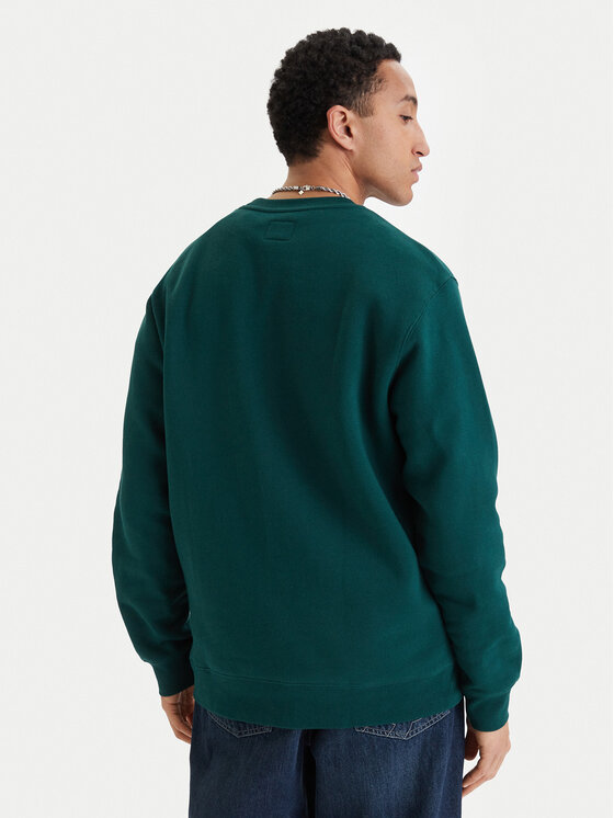 DC Shoes DC Shoes Majica dugih rukava Varsity EDYFT03547 Zelena Regular Fit