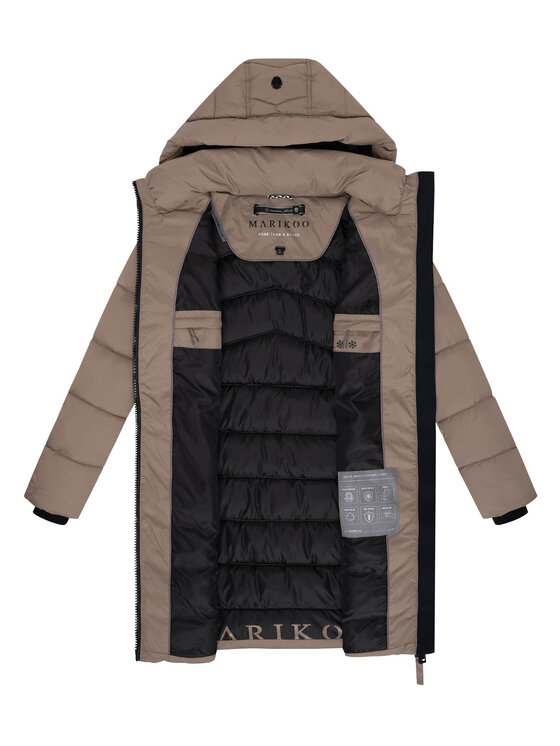 Marikoo Marikoo Kurtka zimowa Kaltnäschen Szary Regular Fit
