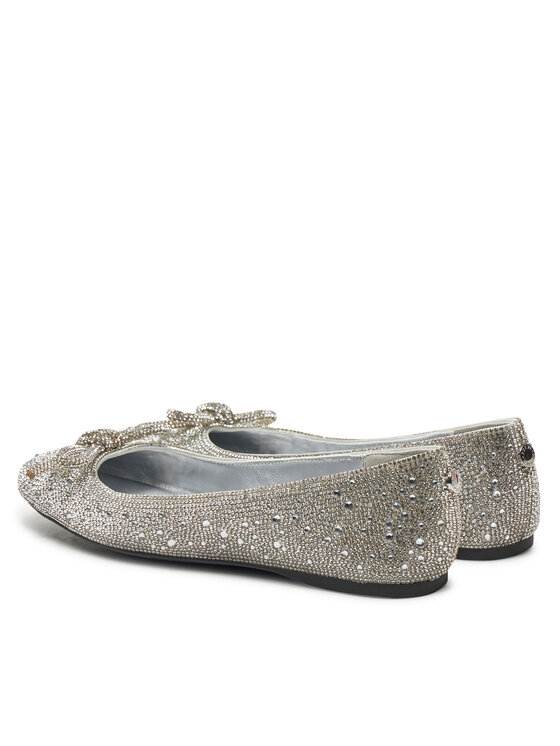 Steve Madden Steve Madden Baleriny Nilsa-R SM11003518 Srebrny